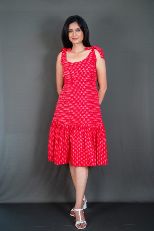 Ngambri Frock - Red